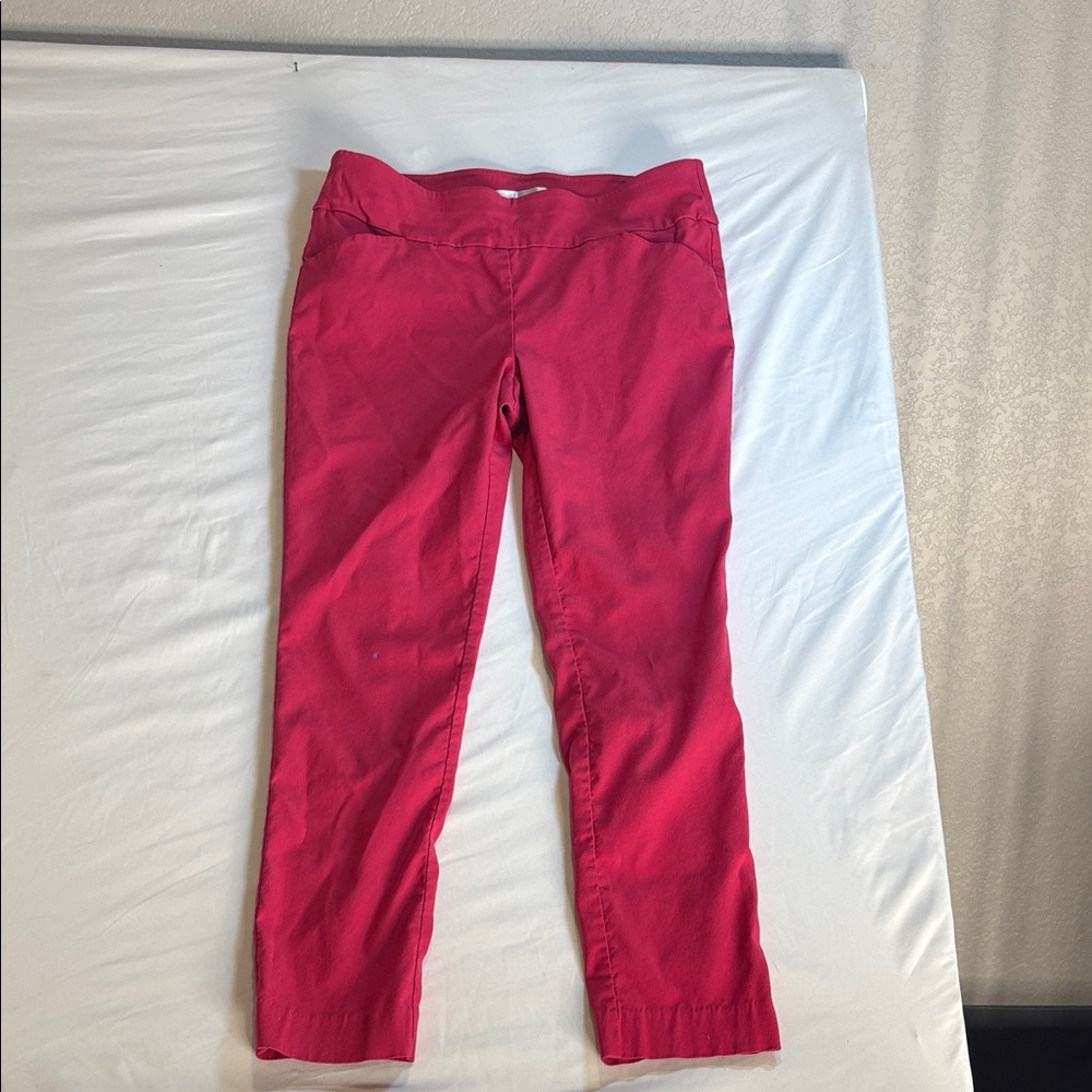 Jones Studio Women’s Skinny Jeans in Bright Fuchsia